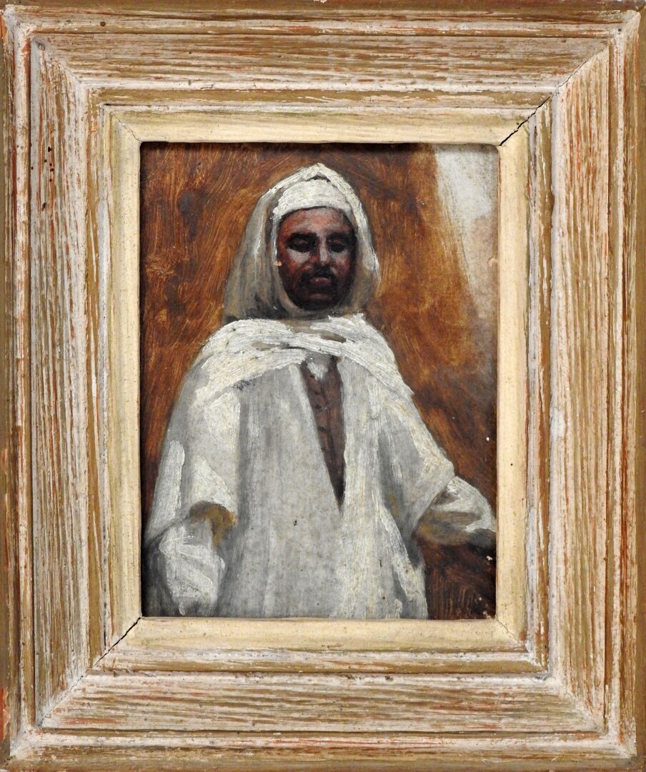 Null 
ORIENTALIST school - XXth century




Berber.




Oil on panel.




15 x 1&hellip;
