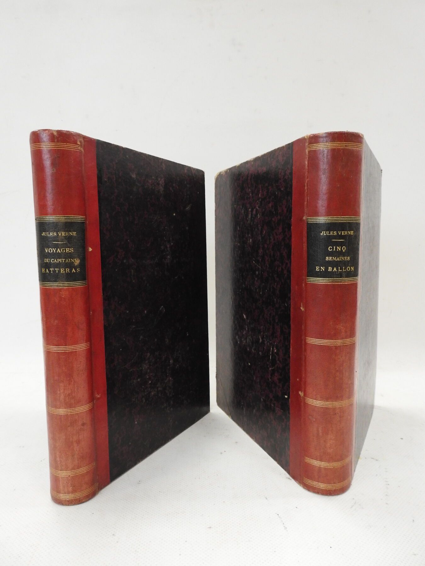 Null THREE VOLUMES by Jules VERNE: Voyages and adventures of Captain Hatteras - &hellip;