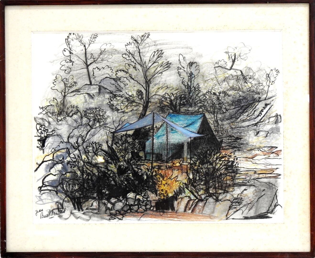Null 让-布尔哈特(Jean BURKHALTER) (1895-1982)

森林中的帐篷。

纸上铅笔和炭笔。左下角有签名。

48,5 x 63,5厘&hellip;
