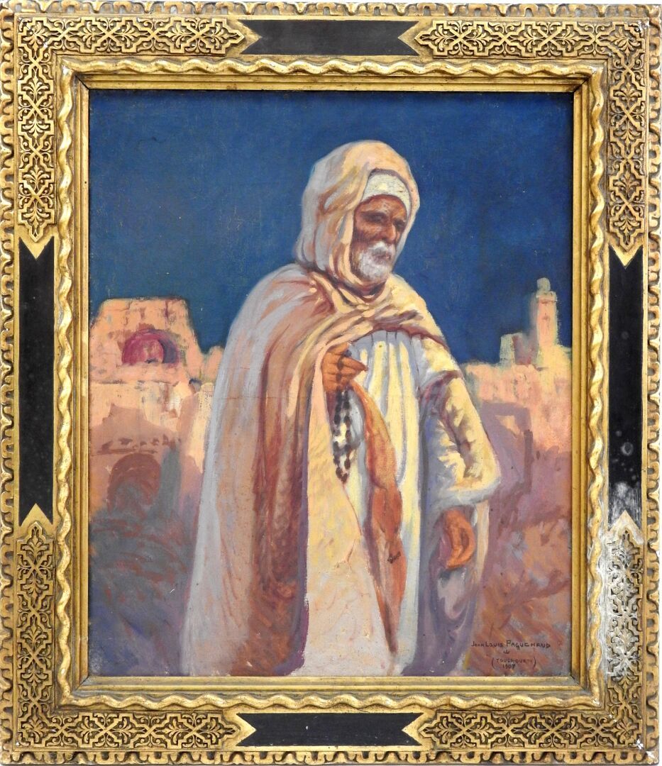 Null 
Jean-Louis PAGUENAUD (1876-1952) - pintor marino




Retrato de un bereber&hellip;