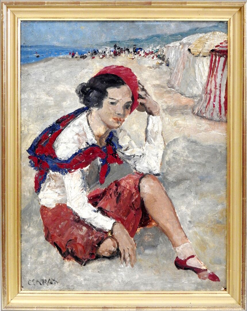 Null 
Conrad Jean Théodore CONRAD-KICKERT (1882-1965)




Beach beauty.




Oil &hellip;