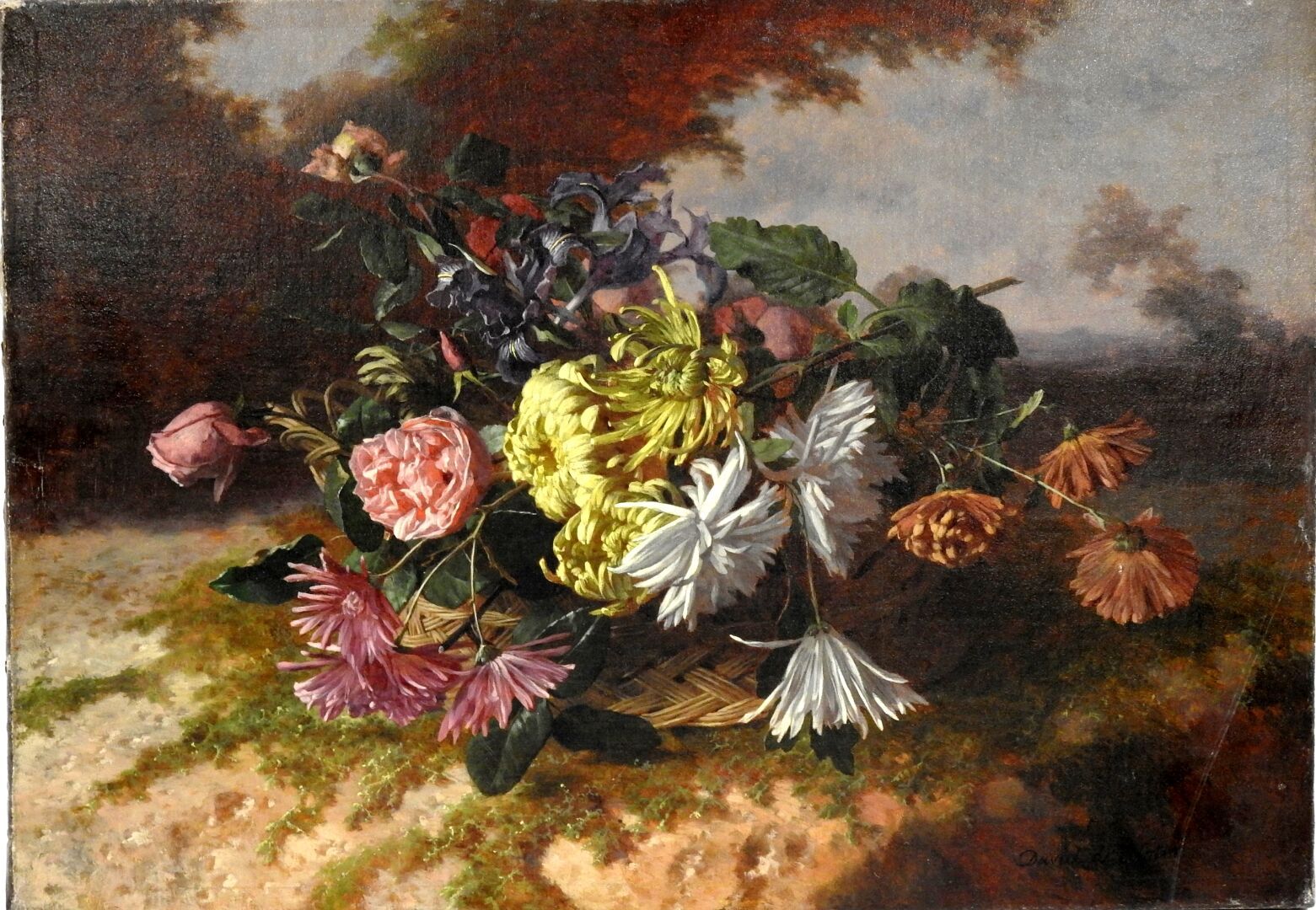 Null David DE NOTER (1818-1892)

Nature morte au bouquet de fleurs.

Huile sur t&hellip;
