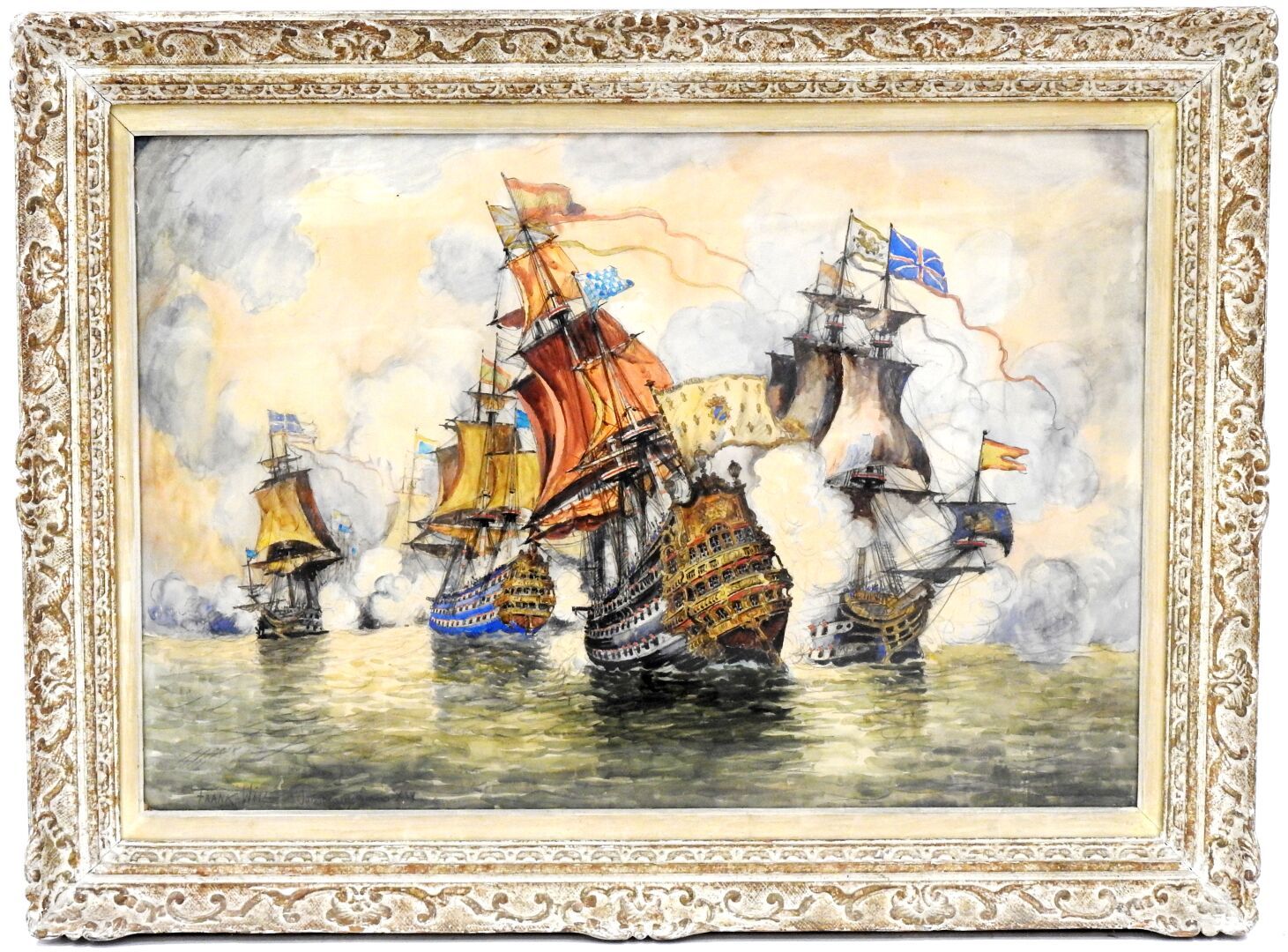Null 弗兰克-威尔（Franck William BOGGS）(1900-1951)

路易十四的船只。

水彩画，石墨。左下方有签名和标题。

70.5 &hellip;