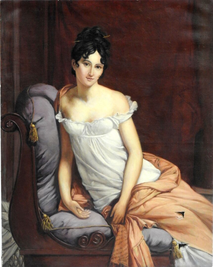 Null François GERARD男爵之后

朱丽叶-雷卡米尔（Juliette Récamier）的肖像，名伯纳德（1777-1849）。

布面油画。&hellip;