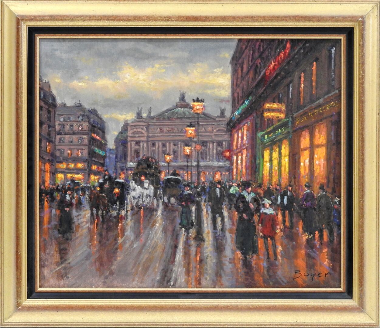 Null Emile BOYER (1877-1948)

L'Avenue de l'Opéra a Parigi.

Olio su tela. Firma&hellip;