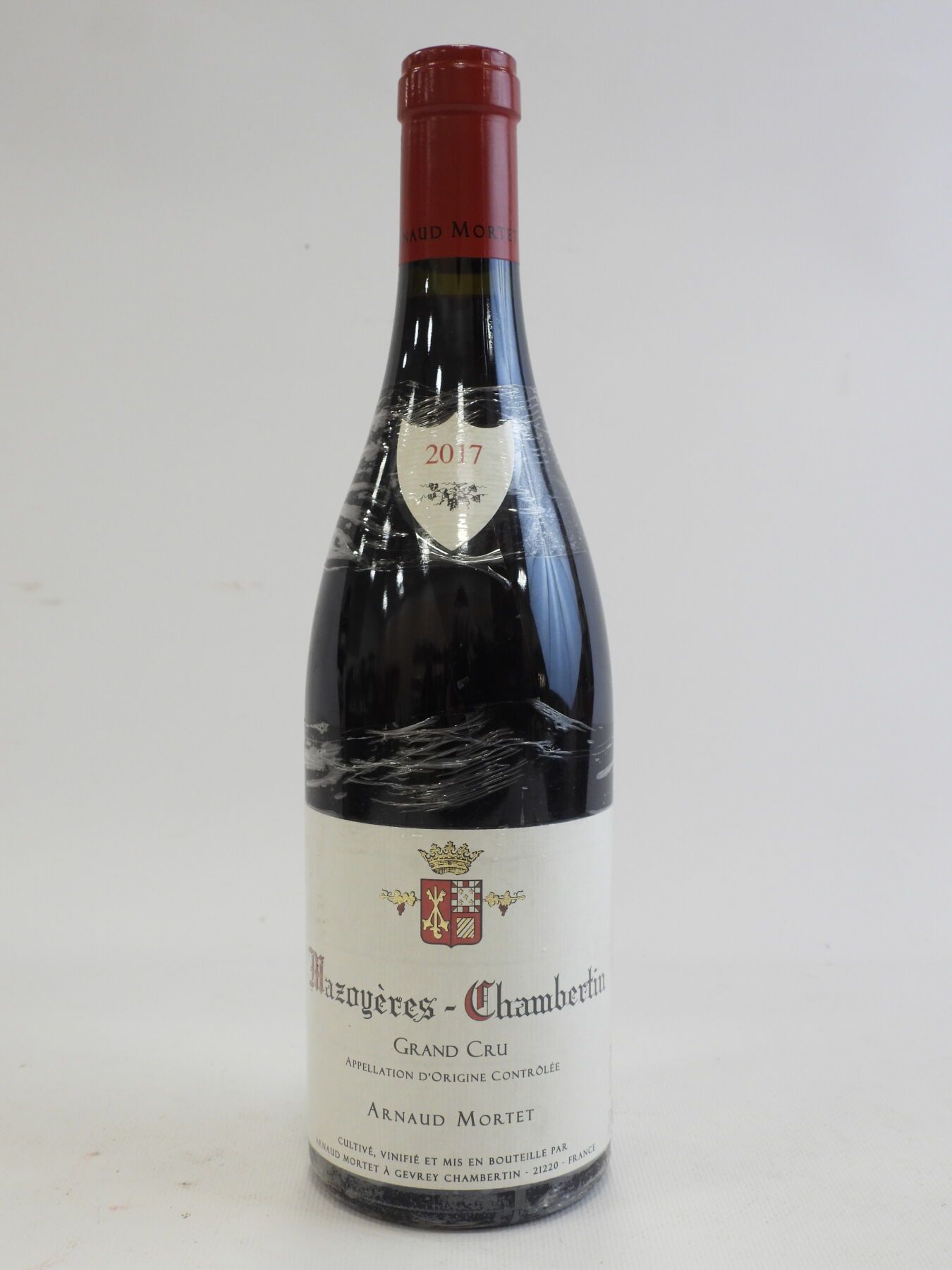 Null 1 bouteille Mazoyères Chambertin A. Mortet 2017.