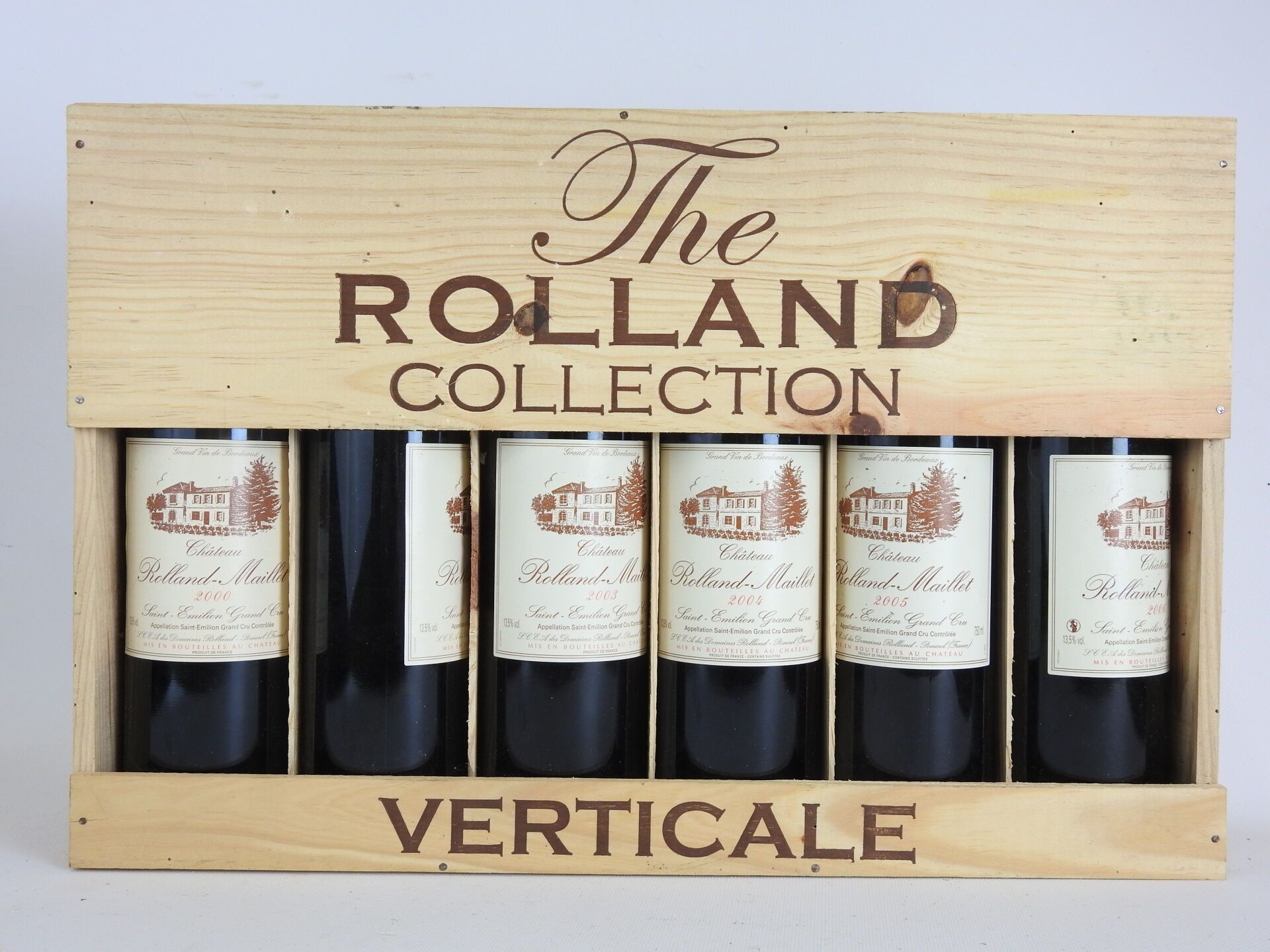 Null 6 bouteilles Chateau Rolland-Maillet Saint Emilion Grand Cru. Années 2000 à&hellip;
