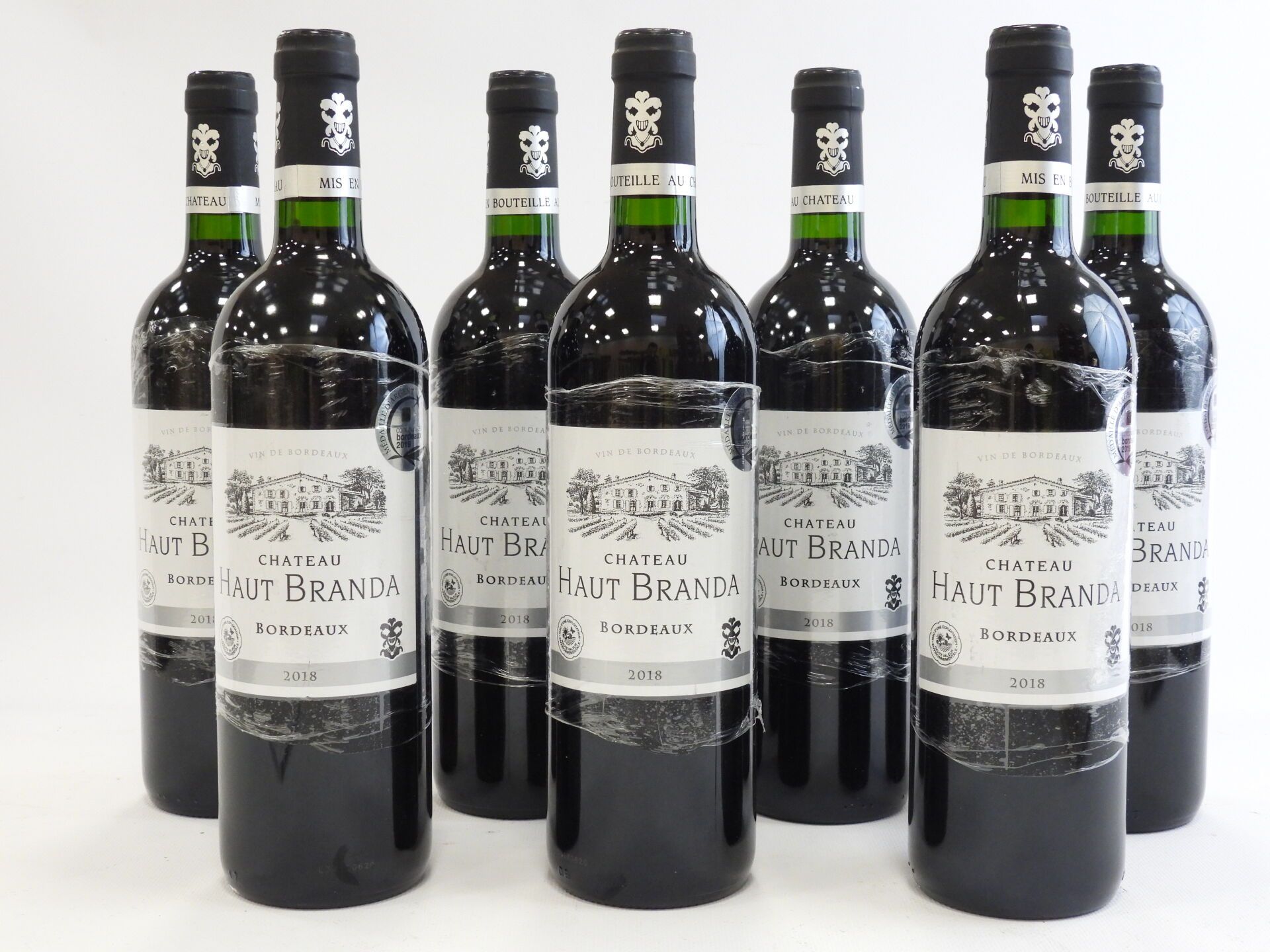 Null 7 bouteilles Château Haut Branda Merlot 2018.