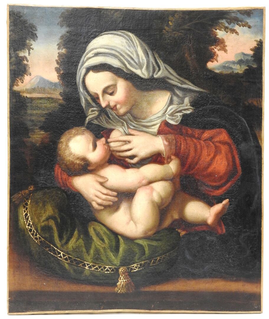 Null Andrea SOLARIO, dit Andrea di BARTOLO (vers 1465-1524) d'après
La Vierge al&hellip;