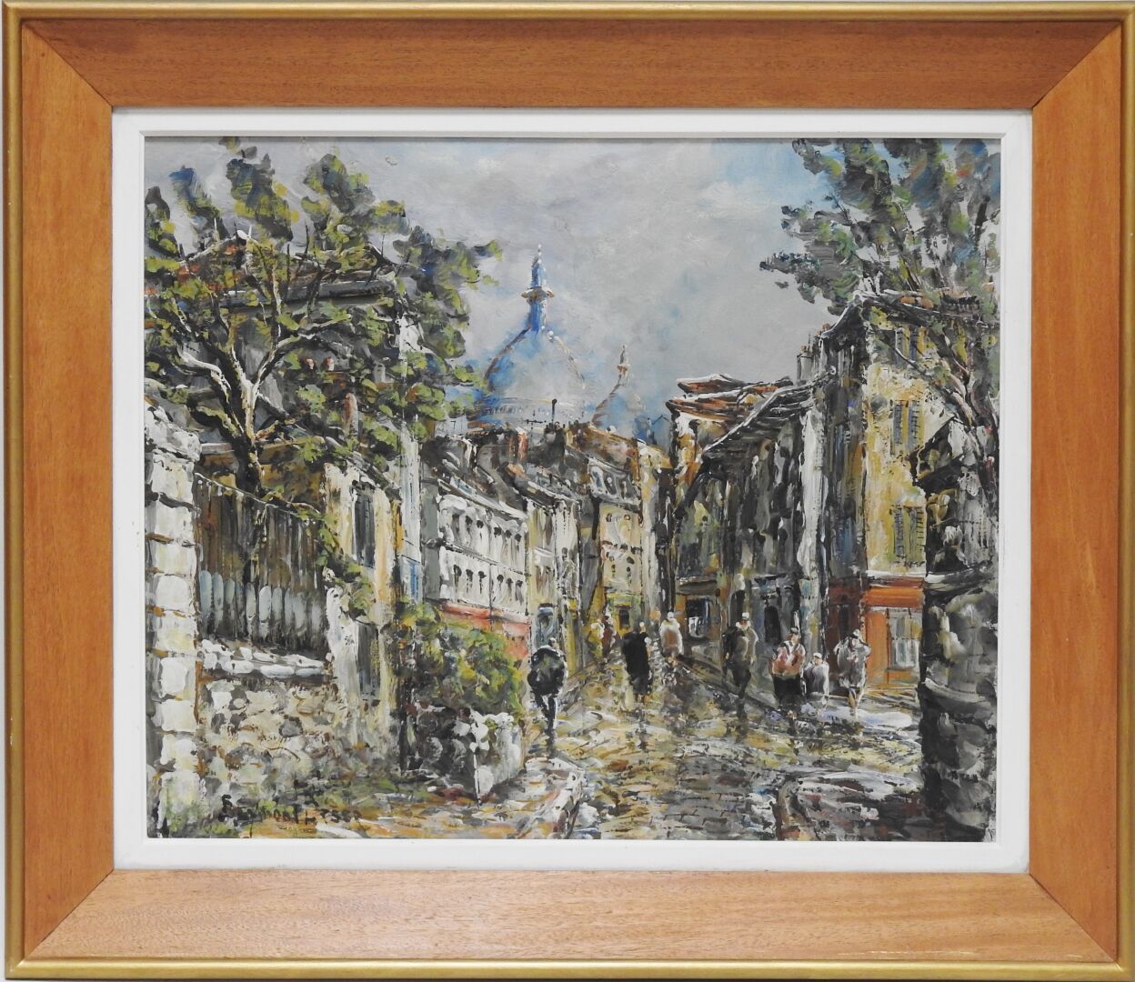 Null Raymond BESSE (1899-1969)
Vue de Montmartre.
Huile sur toile. Signé en bas &hellip;