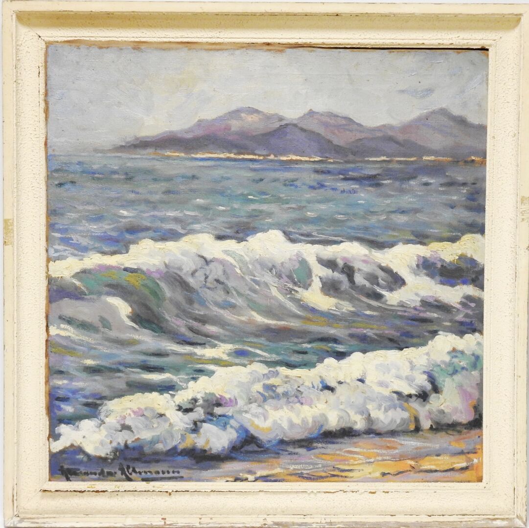 Null Alexandre ALTMANN (1878-1932)
Jeux de vagues
Huile sur toile. Signé en bas &hellip;