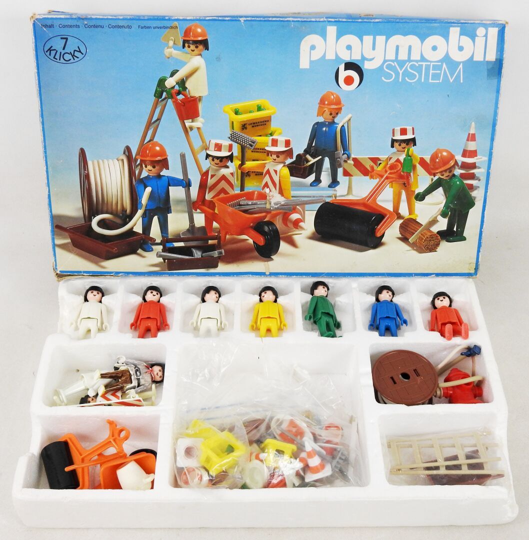 PLAYMOBIL - System Boîtes contenant 7 personnages avec a…
