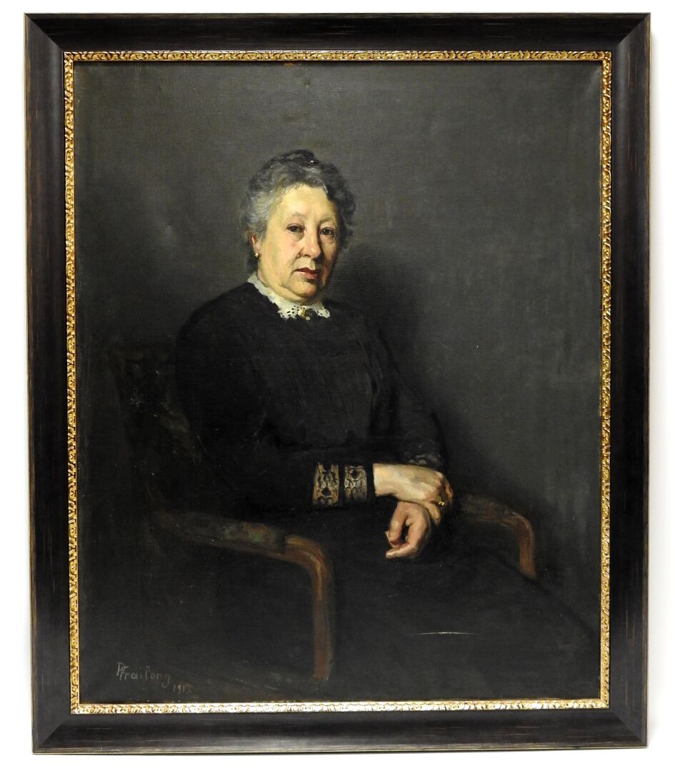 Null Pierre FRAILONG (1886-1961/62)
Portrait de dame.
Huile sur toile. Signée et&hellip;