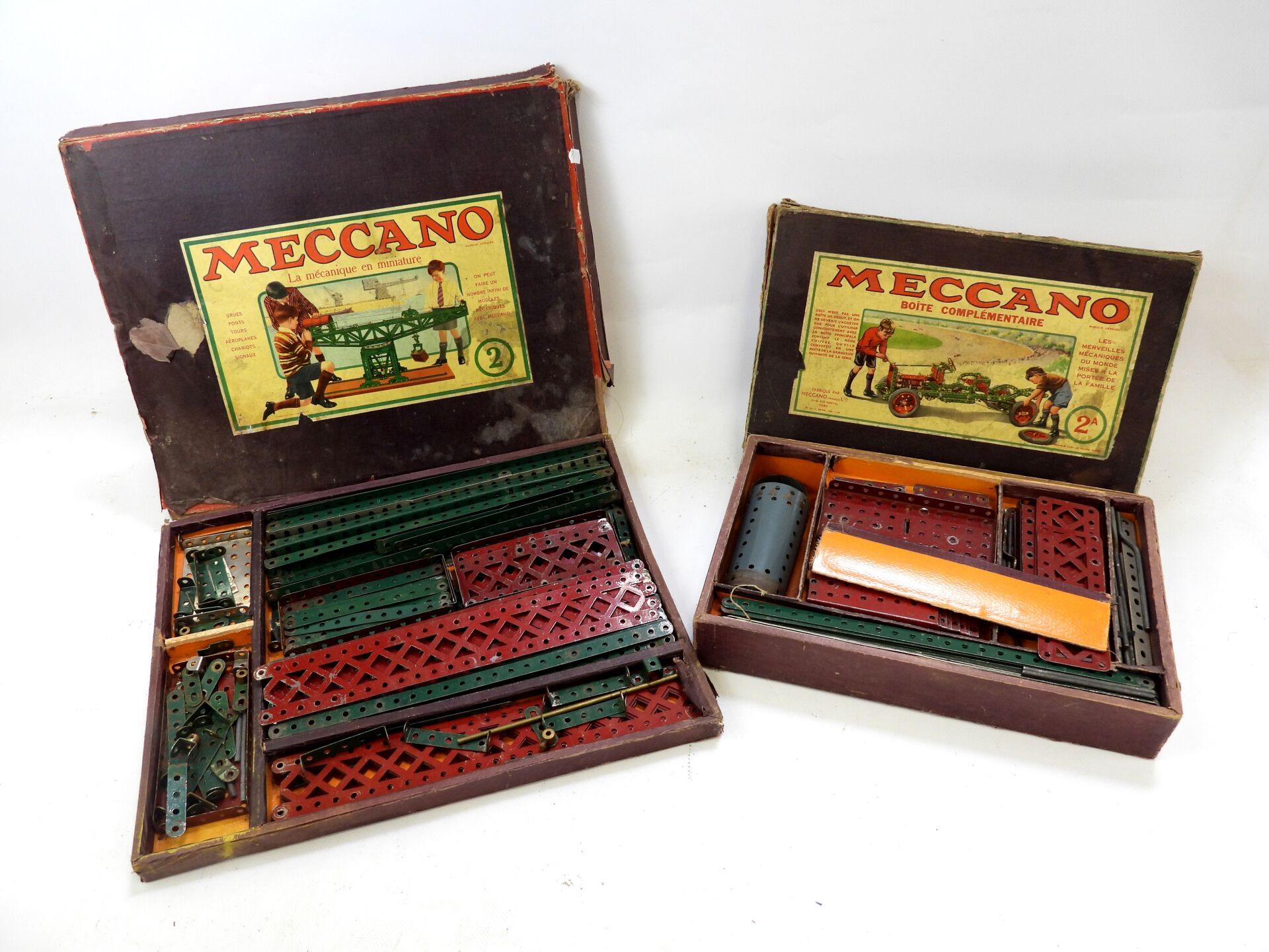 COFFRET MECCANO N°2, La mécanique en miniature et coffre…