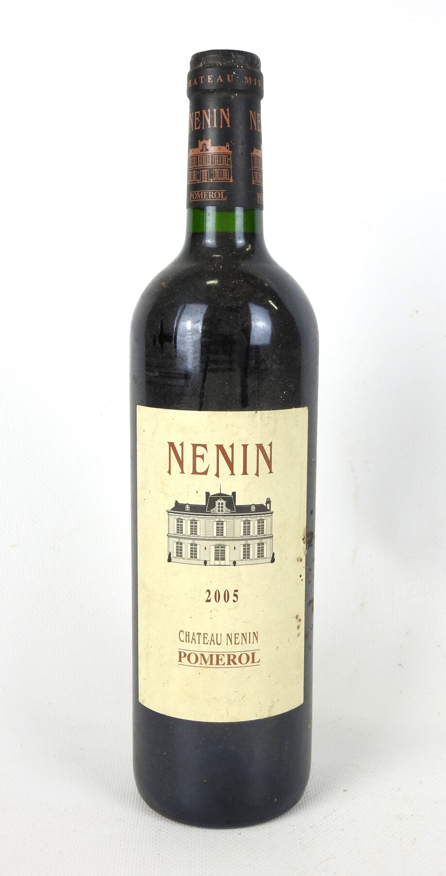 Null 1 bottle Château Nenin Pomerol 2005. Worn label.