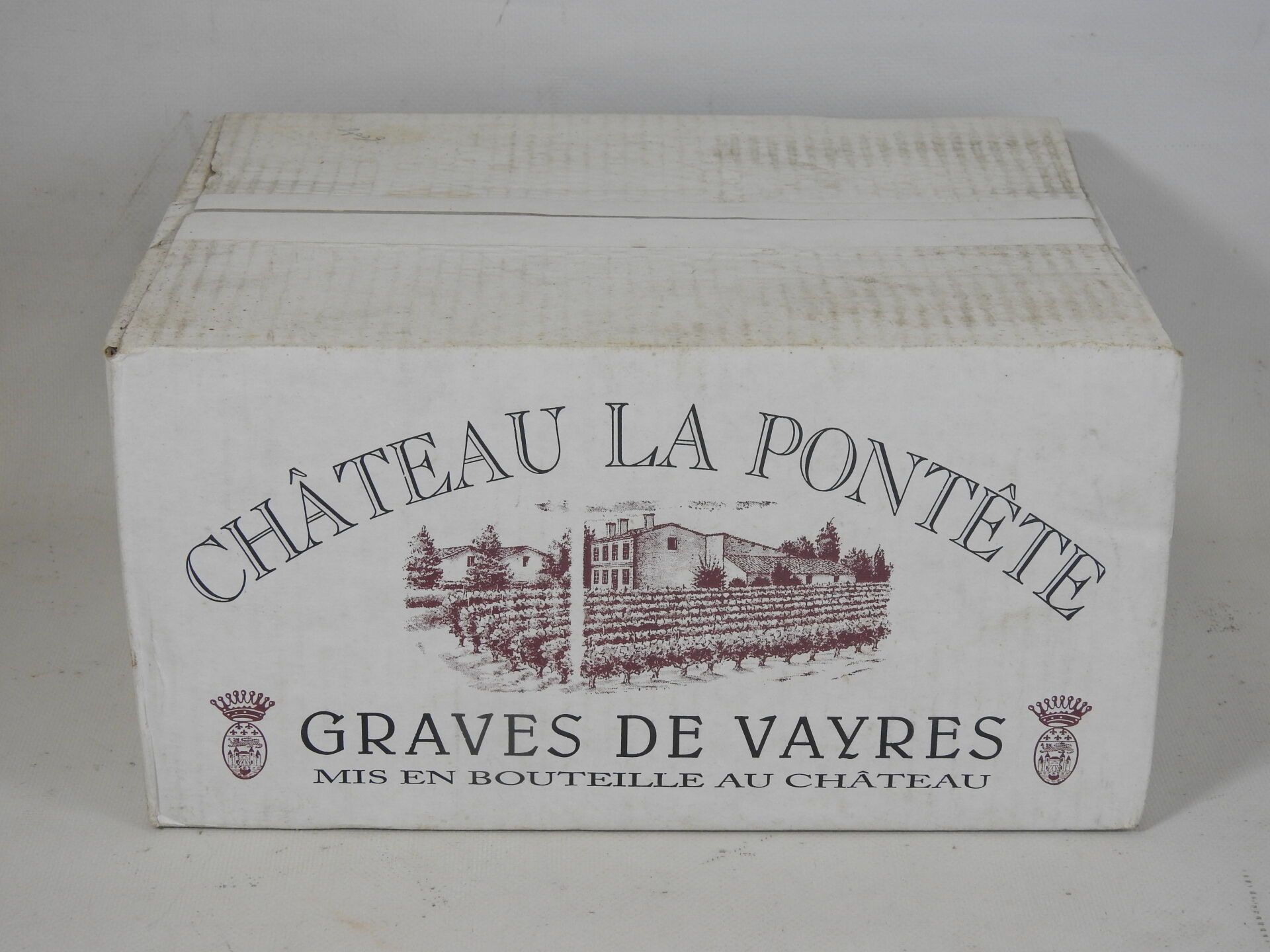 Null 6 bouteilles Château la Pontête - Graves de Vayres. 2002. Carton fermé.