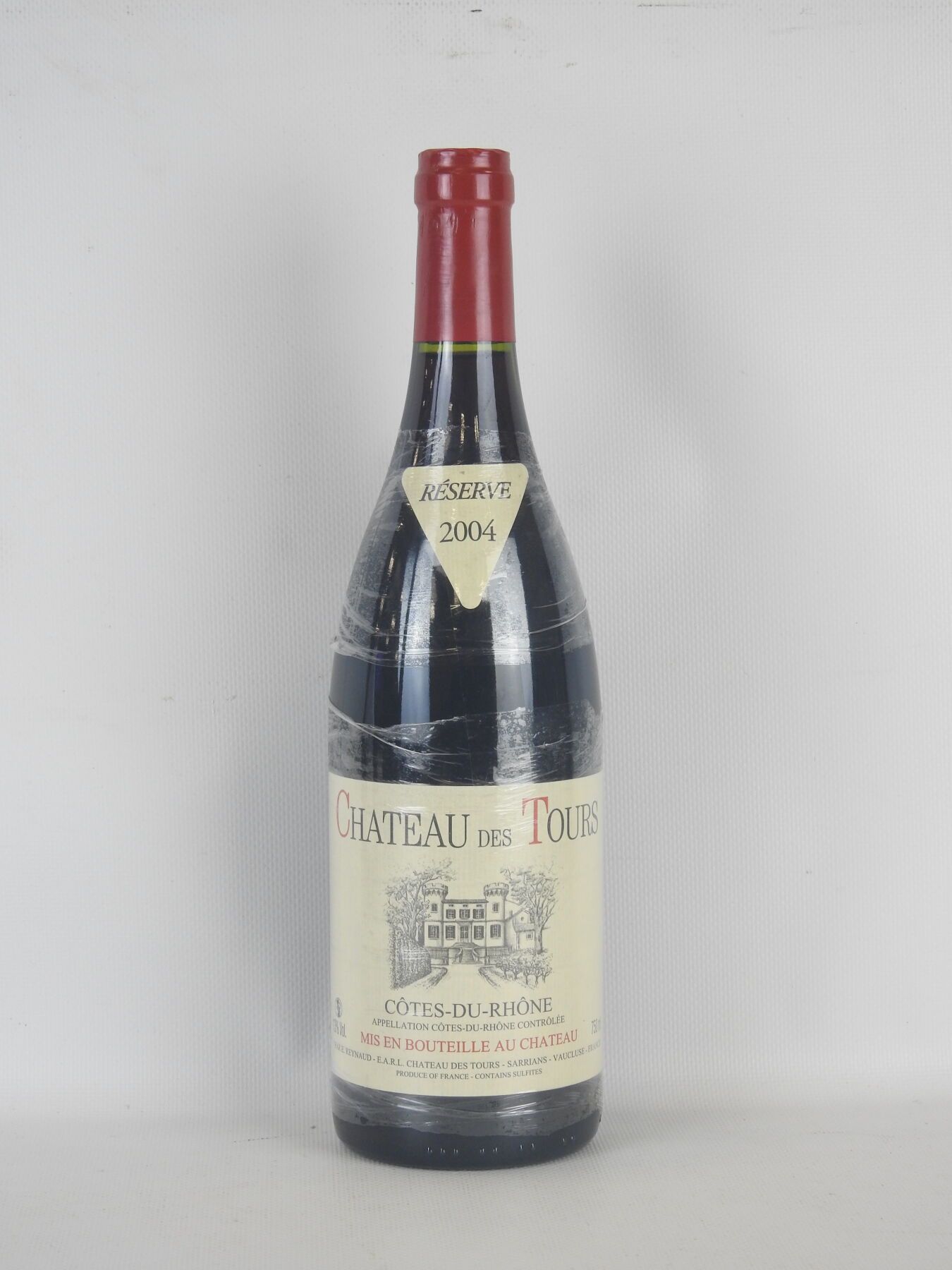 Null 1 Flasche Château des Tours Côtes-du-Rhône Réserve 2004