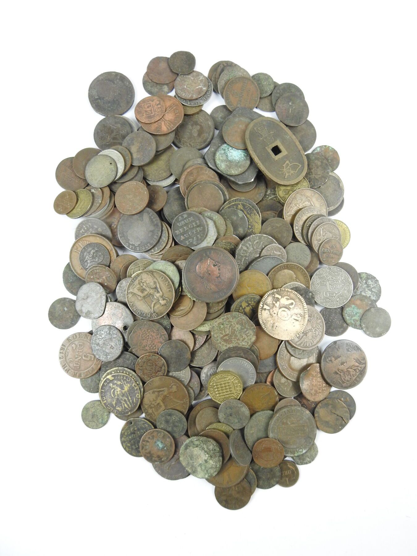 Null WELT. Umfangreiche Sammlung alter Münzen aus den USA, Großbritannien, Deuts&hellip;