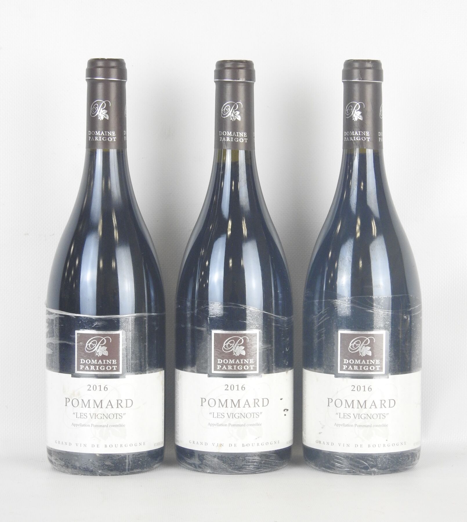Null 3 bouteilles Pommard Les Vignots Domaine Parigot 2016