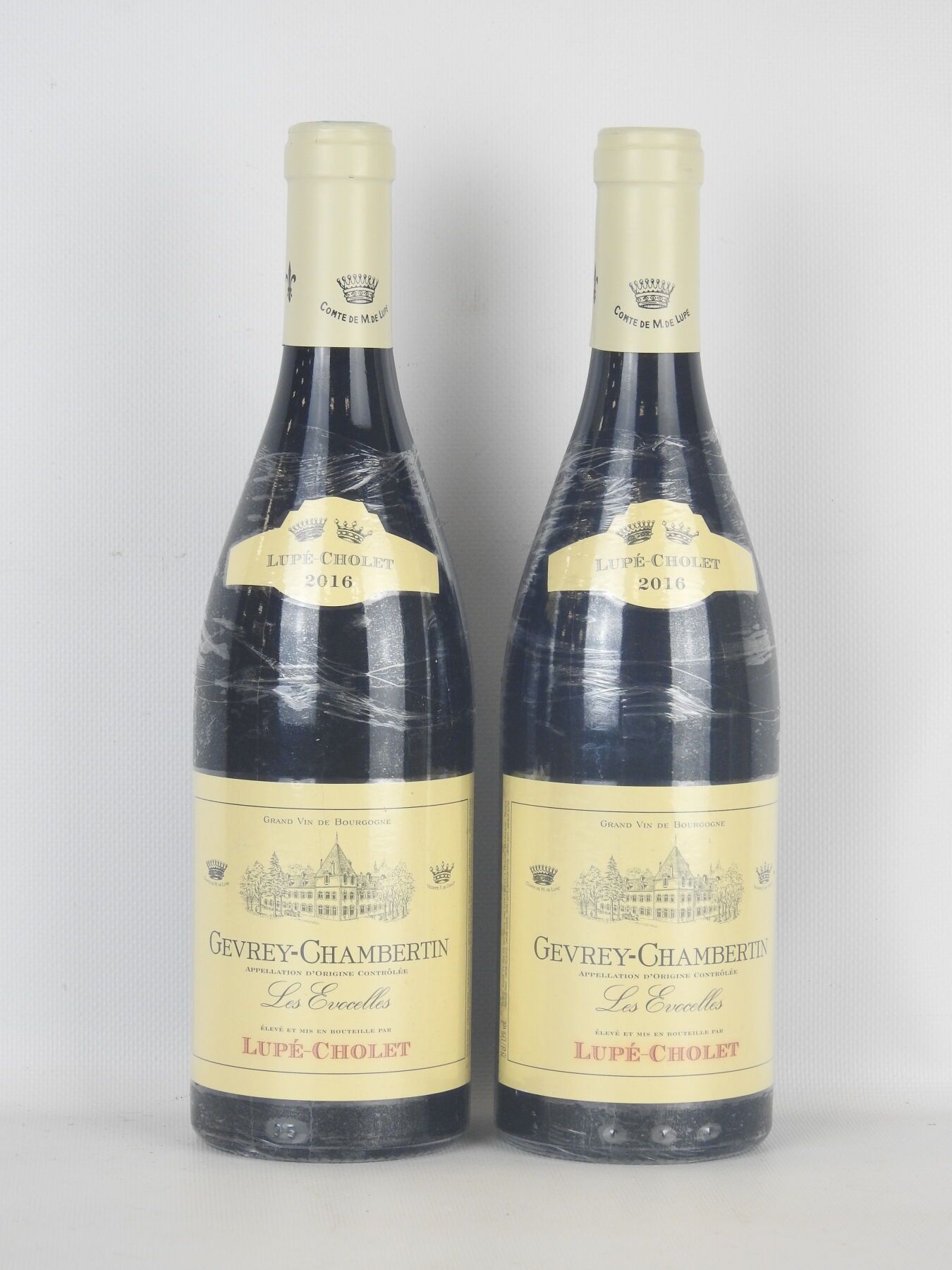 Null 2 bouteilles Gevrey-Chambertin Les Evocelles 2016 de chez Lupé-Cholet
