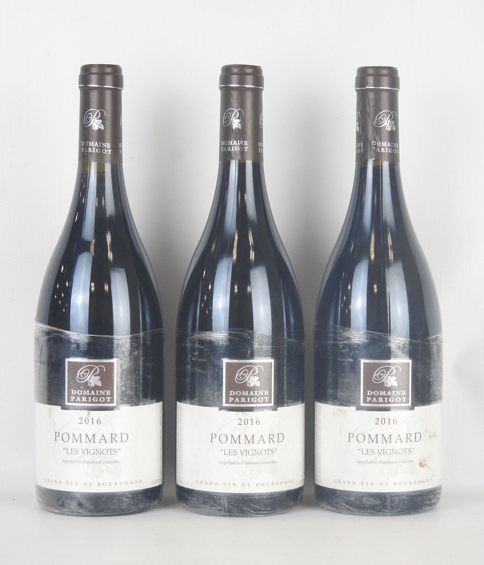 Null 3 bouteilles Pommard Les Vignots Domaine Parigot 2016