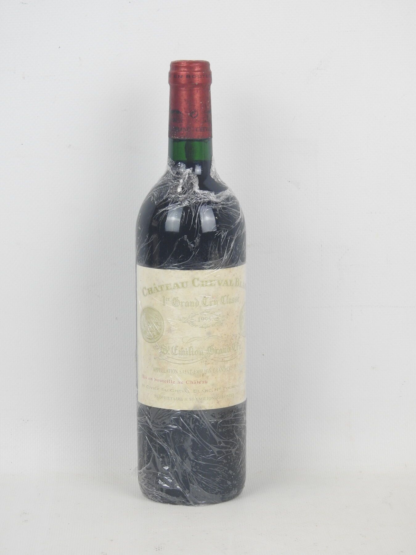 Null 1 bouteille Château Cheval Blanc St Emilion Grand cru 1995