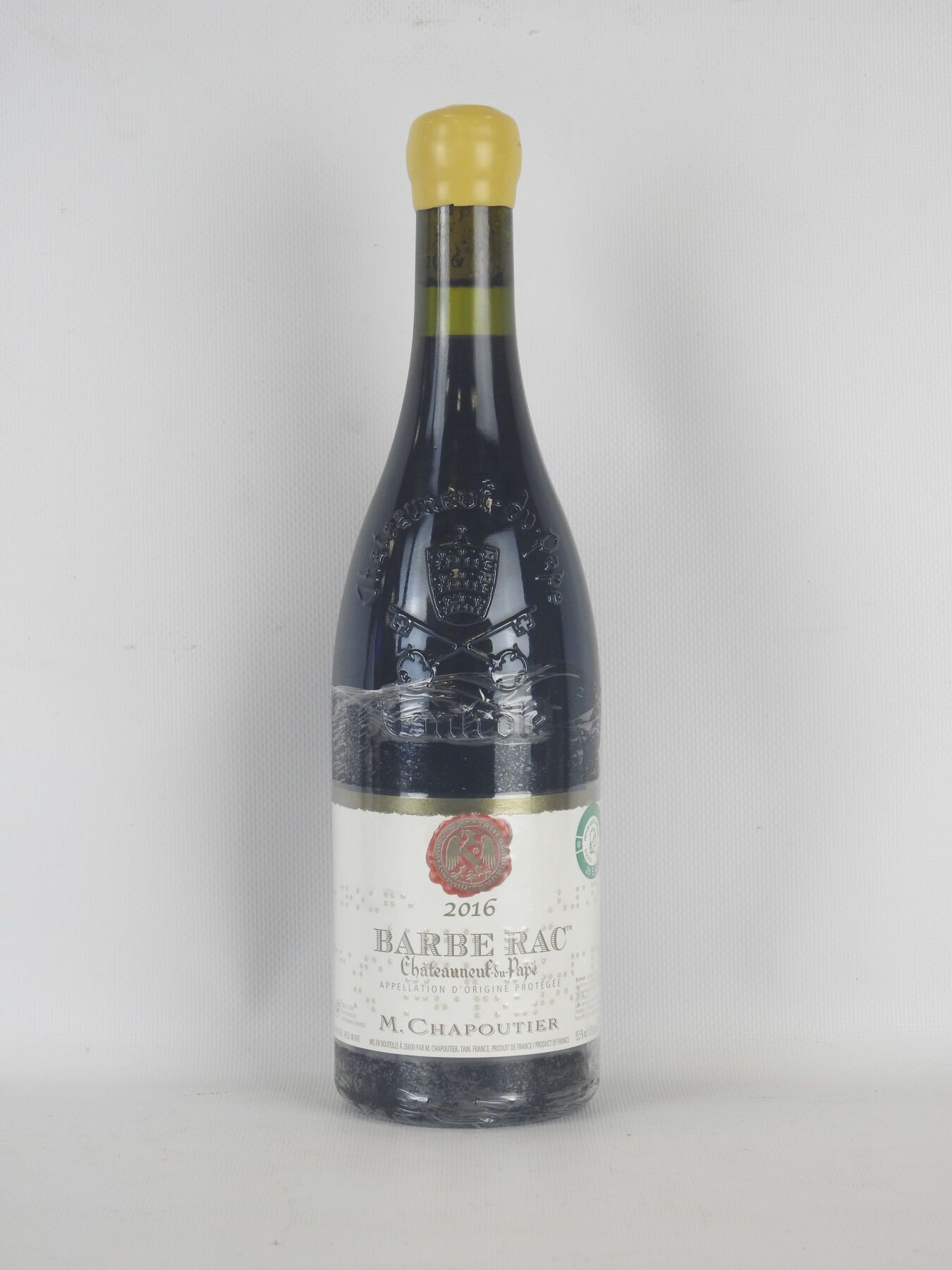 Null 1 Flasche Barbe Rac Chateauneuf-du-Pape Domaine Chapoutier 2016