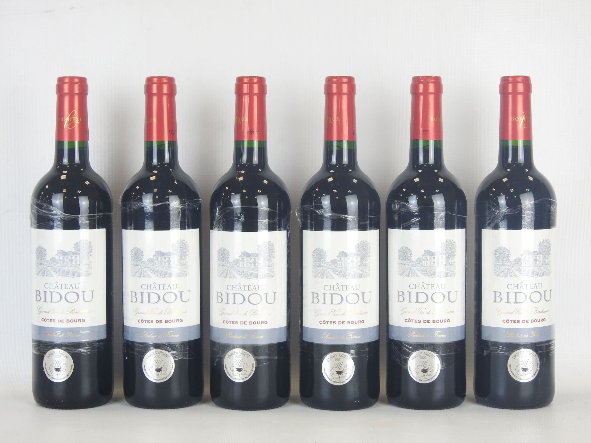 Null 6 bouteilles Château Bidou Côtes de Bourg 2019