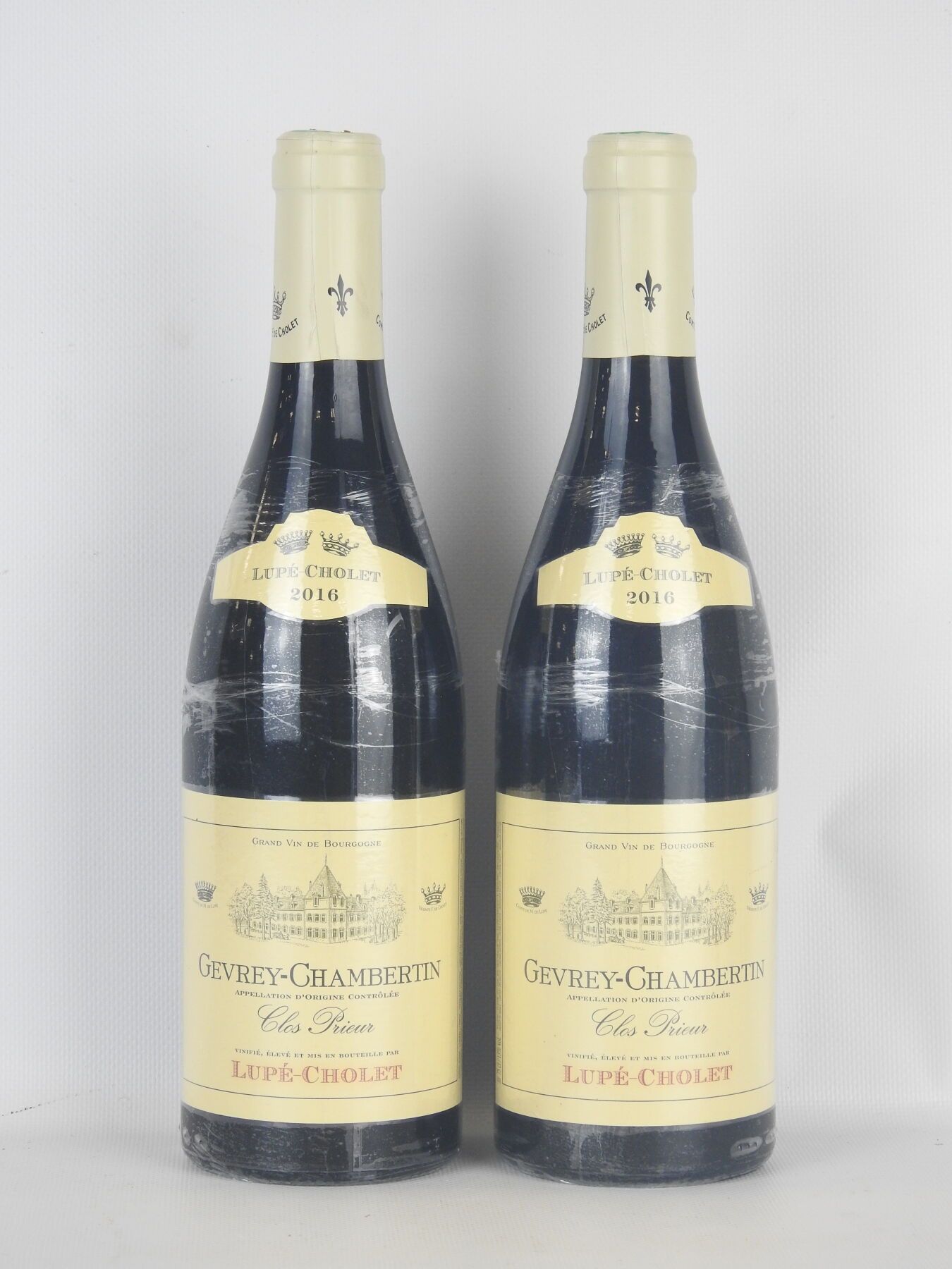 Null 2 bouteilles Gevrey-Chambertin Clos Prieur 2016 Lupé-Cholet