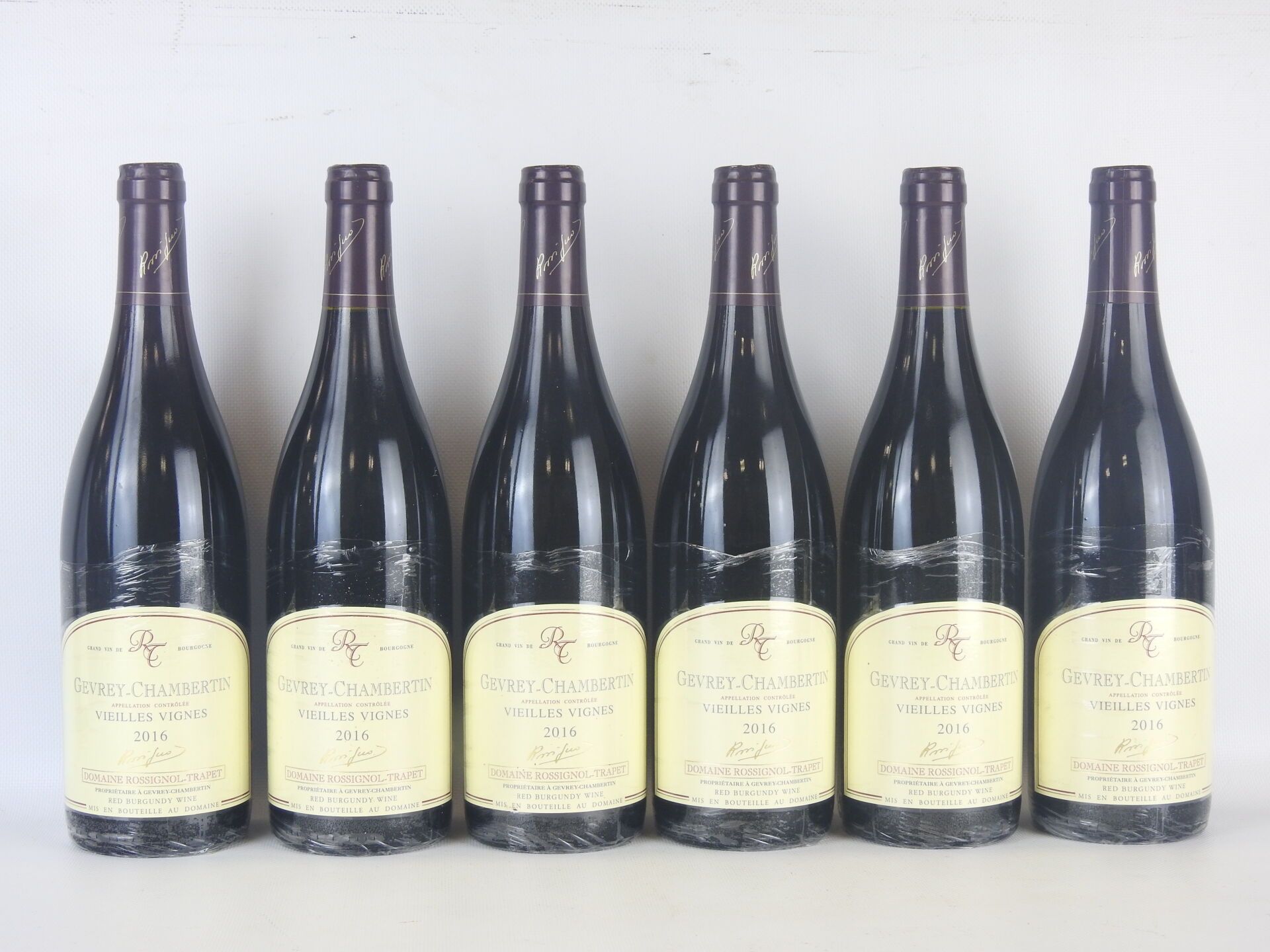 Null 6 Flaschen Gevrey Chambertin Vieilles Vignes 2016 Domaine Rossignol-Trapet