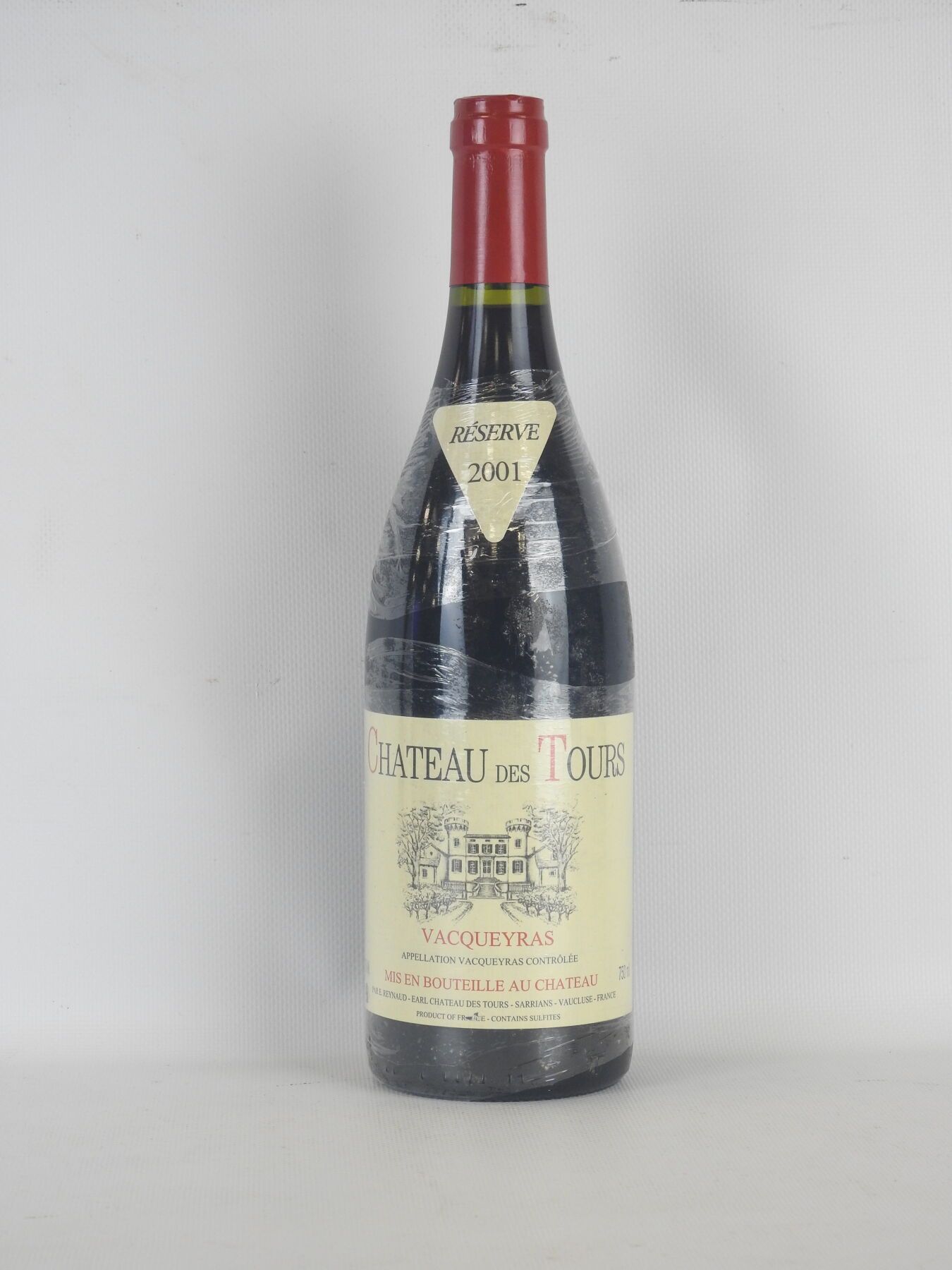 Null 1 bottle Château des Tours Vacqueyras Réserve 2001