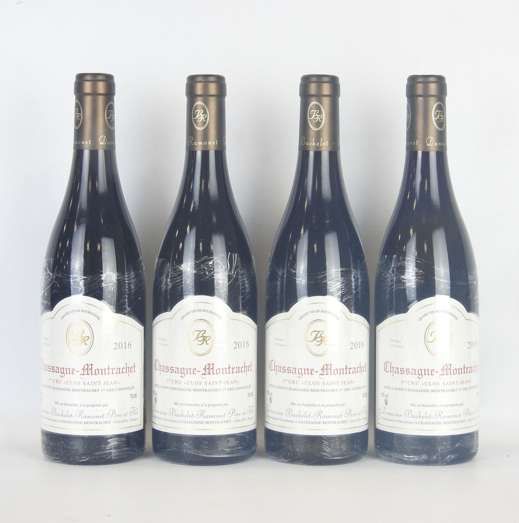 Null 4 bouteilles Chassagne-Montrachet 1er cru Clos Saint Jean 2016 Domaine Bach&hellip;