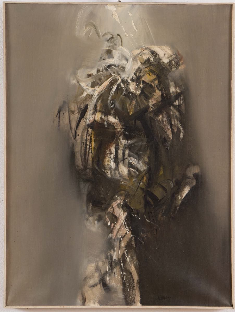 Alberto Abbati (Faenza 1923 – Bologna 2011), “Impulso simultaneo”, 1967. 布面油画，底部&hellip;