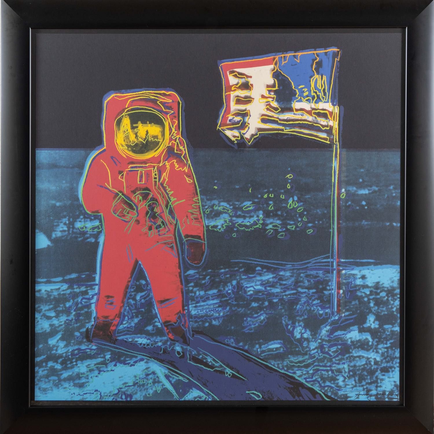 Andy Warhol (Pittsburgh 1928 - New York 1987), “Moonwalk”, 1987. Farbserigrafie &hellip;