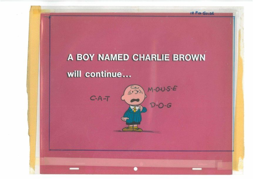 Charles Schulz (1922 – 2000), A Boy Named Charlie Brown: Cat – Mouse – Dog Cellu&hellip;