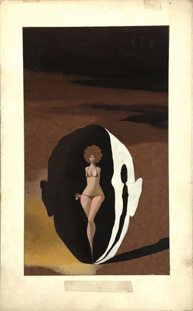 Karel Thole (1914-2000), La Settima Vittima Couverture originale du roman "The S&hellip;