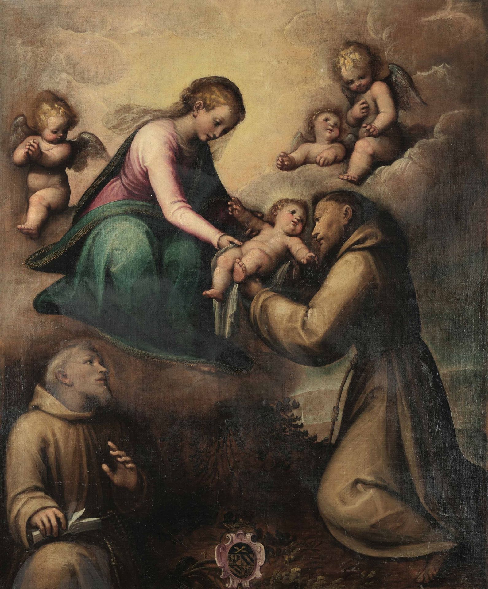 Guglielmo Caccia detto il Moncalvo (Montabone 1568 - Moncalvo 1625), Madonna con&hellip;