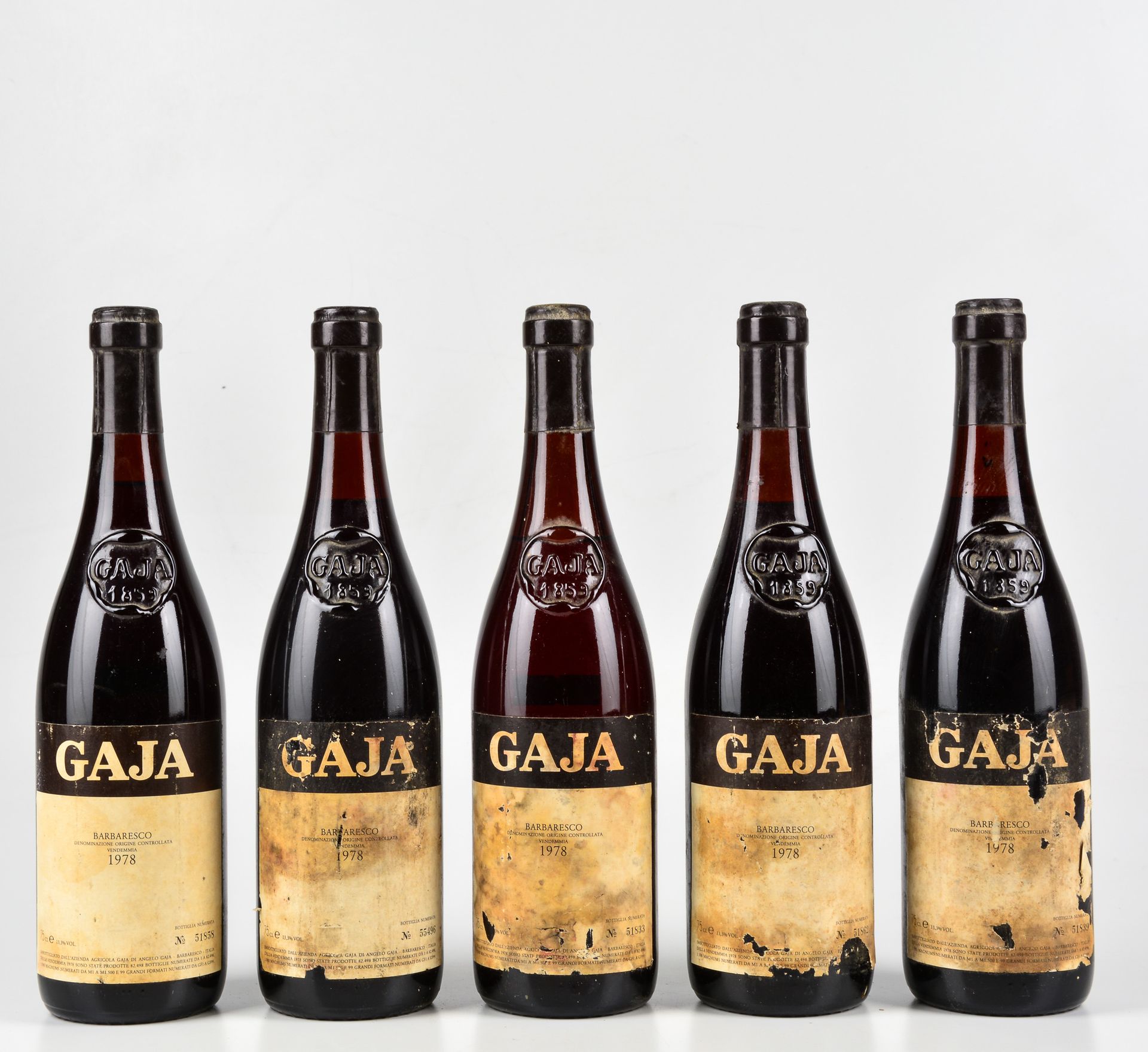 Gaja, Barbaresco, (5 Bts) 1978 5 Bts TS