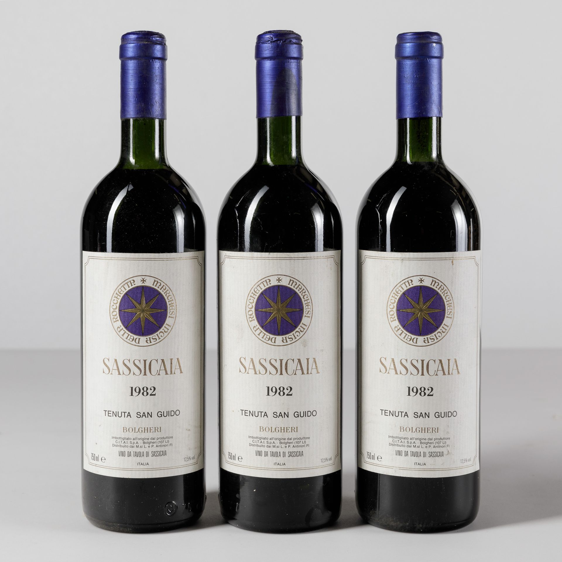 Tenuta San Guido, Sassicaia, (3 Bts) 1982年 3 Bts TS