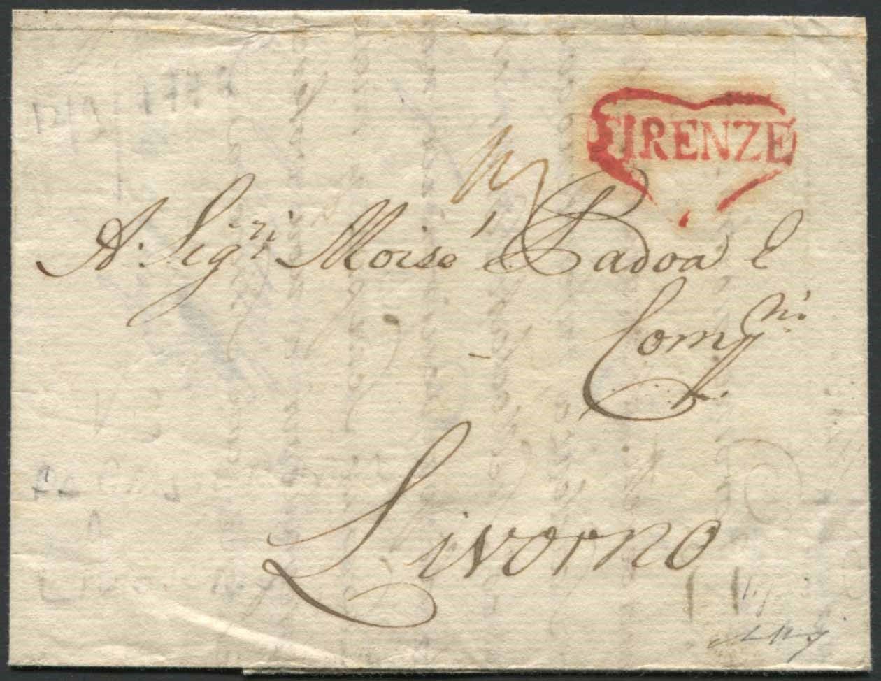 Toscana. Lettera da Amsterdam per Livorno del 13 settembre 1776., Timbre de tran&hellip;
