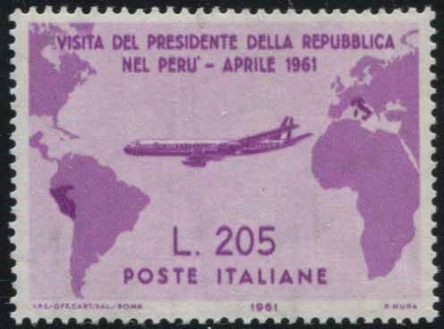 1961, REPUBBLICA ITALIANA, Viaggio del Pres. Gronchi in Sud-America., La serie d&hellip;