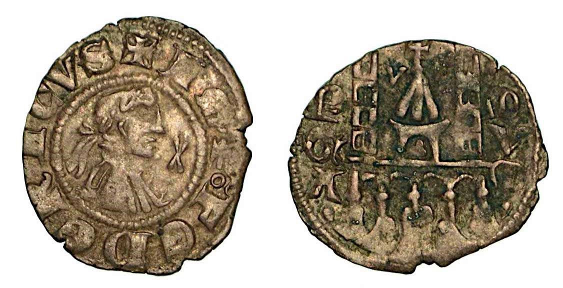 BERGAMO. Comune, a nome di Federico II (1194-1250)., Denaro planeto, anni 1270-1&hellip;