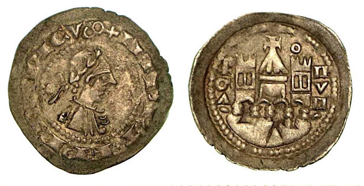 BERGAMO. Comune, a nome di Federico II (1194-1250)., Denaro scodellato, anni 123&hellip;