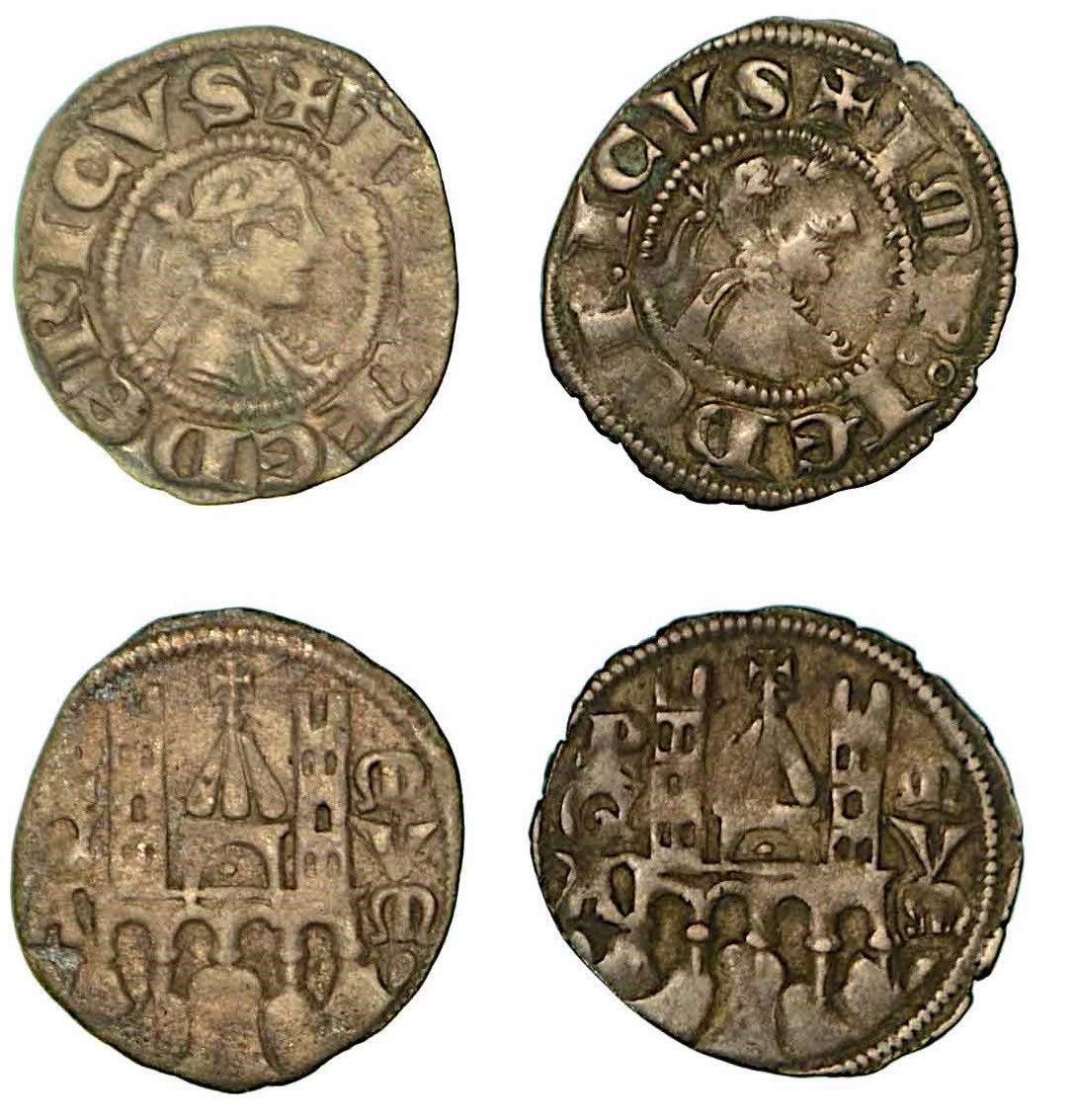 BERGAMO. Comune, a nome di Federico II (1194-1250)., Lotto di due esemplari. Den&hellip;