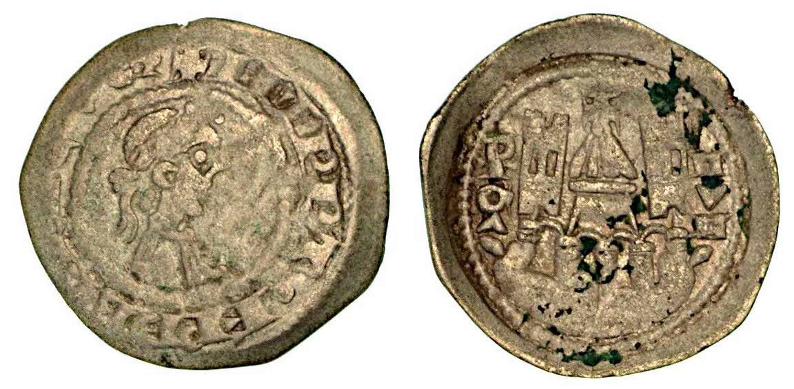 BERGAMO. Comune, a nome di Federico II (1194-1250)., Denaro scodellato, anni 123&hellip;