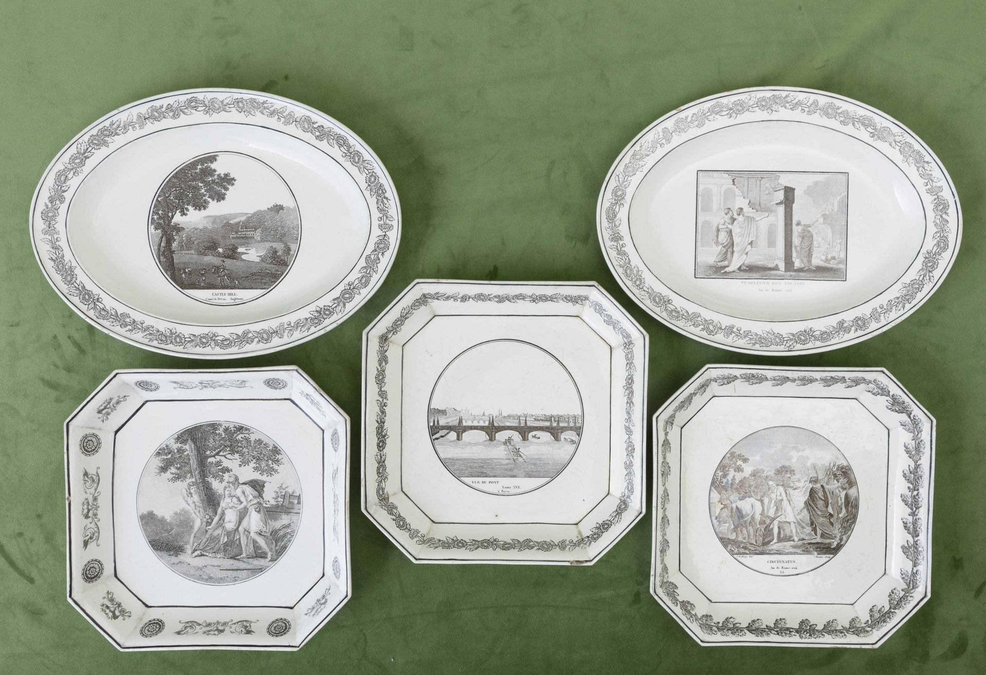 Stone, Coquerel et Legros e altre manifatture. Francia, XIX secolo Lotto compost&hellip;