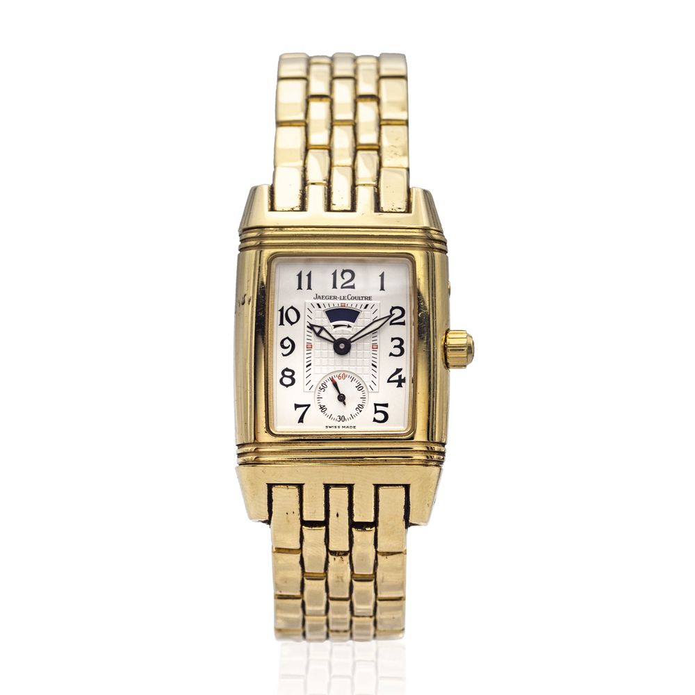 Jager Le Coultre Reverso Duetto Grand Sport, ladies watch 约1990年，重108克，18K黄金材质，3&hellip;