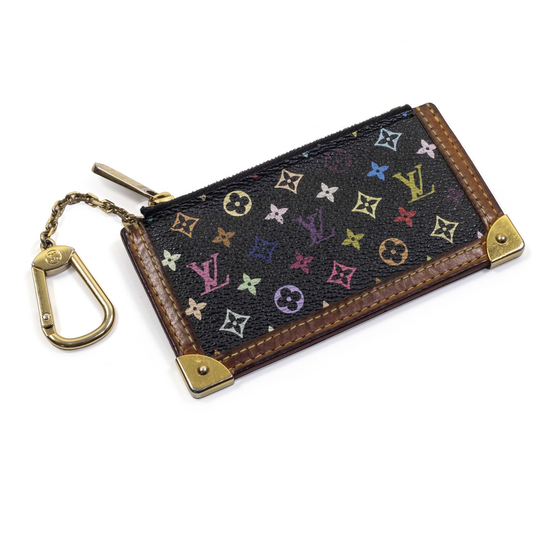 Louis Vuitton, Cles collection pochette key ring , 12x6,5 cm, en toile monogramm&hellip;