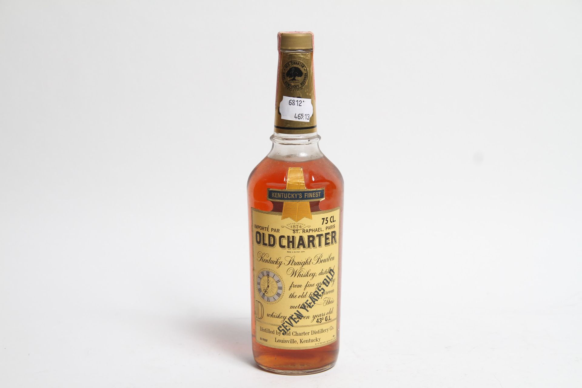 Null BOUTEILLE DE WHISKY OLD CHARTER