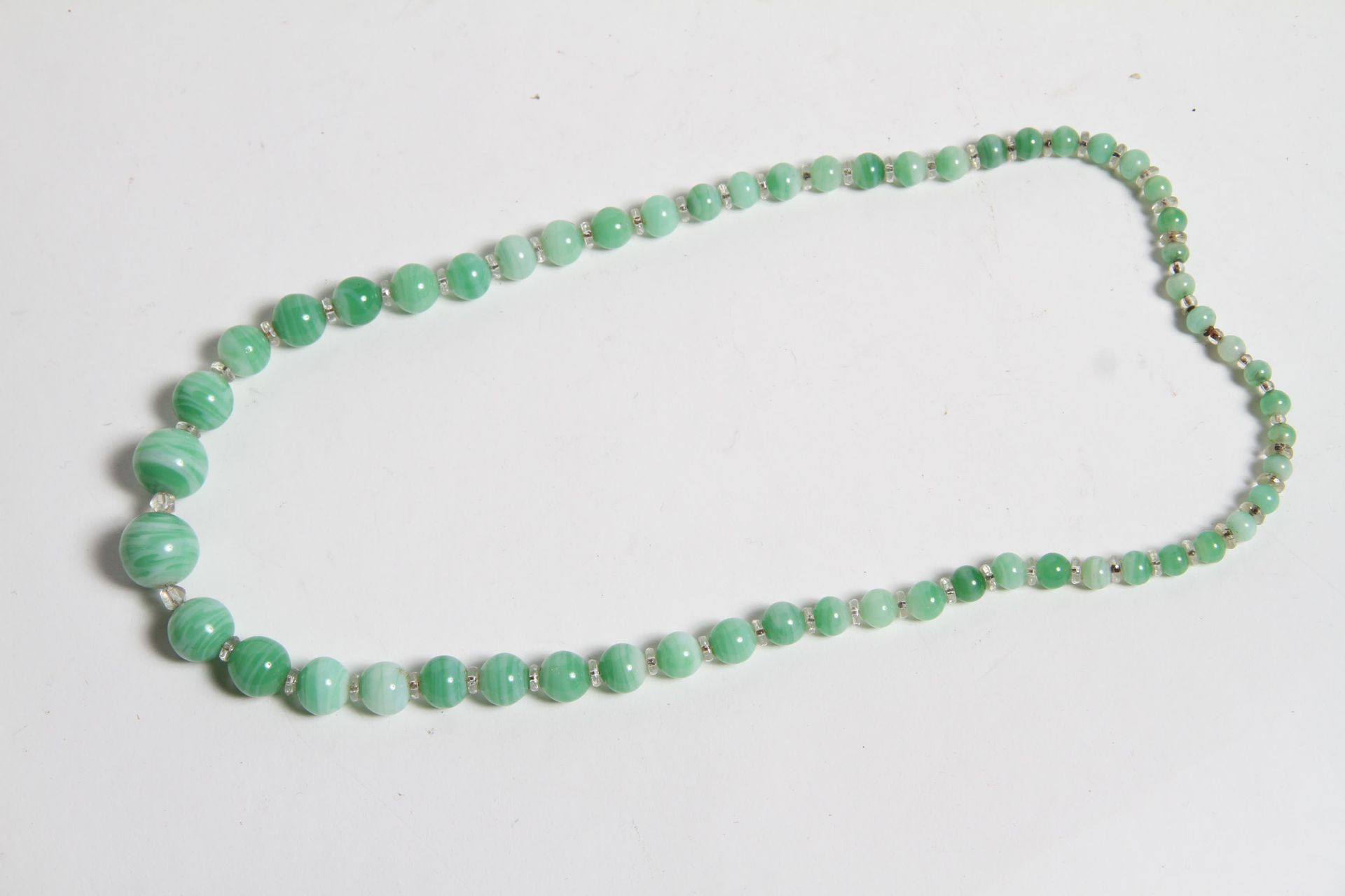 Null NECKLACE FROM THE 20'S WITH GLASS BEADS
